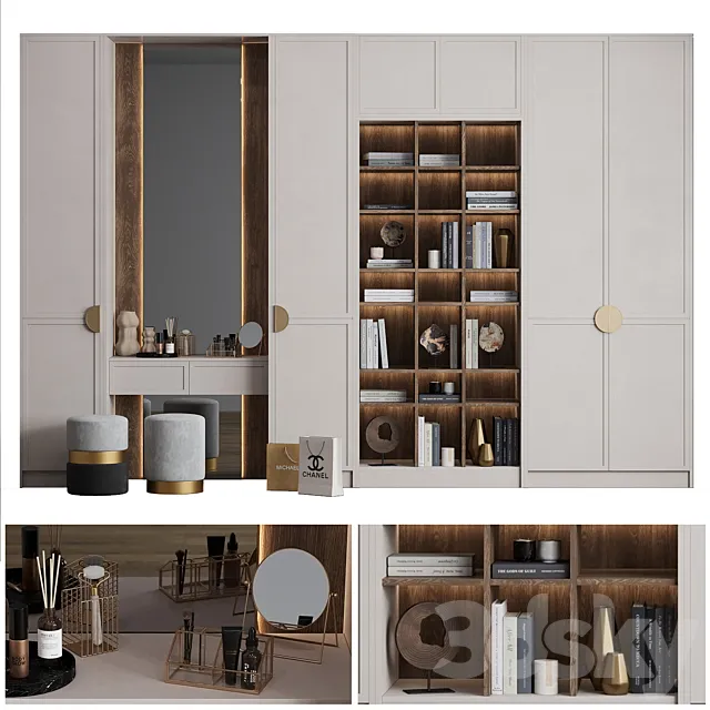 Hallway Composition with H&M decor 3D Model