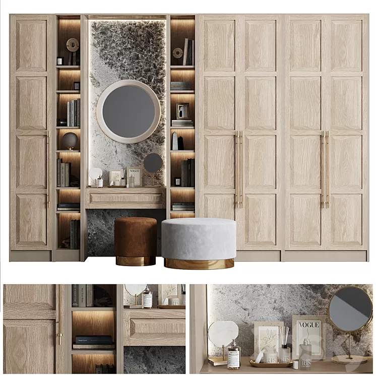 Hallway Composition with Zara Home decor 3D Model