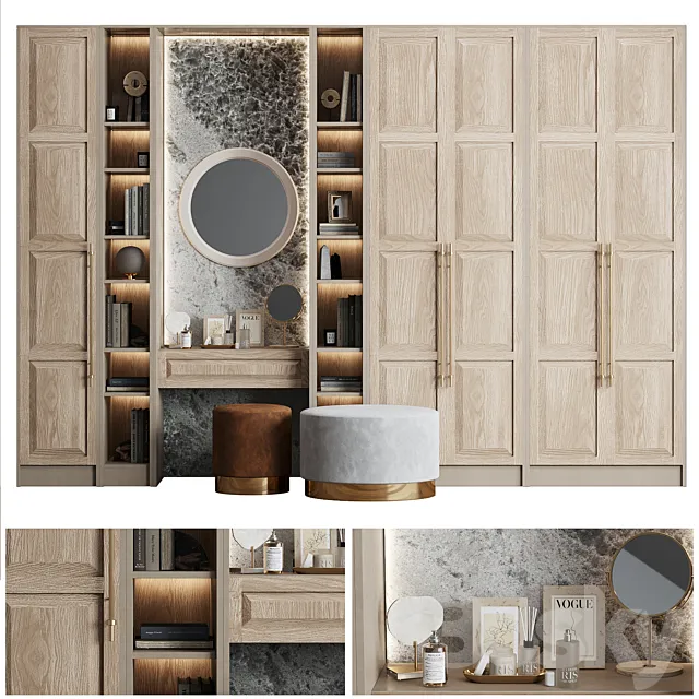 Hallway Composition with Zara Home decor 3DModel