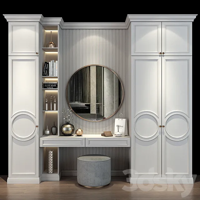 Hallway | Furniture cabinet | set 390 3D Model