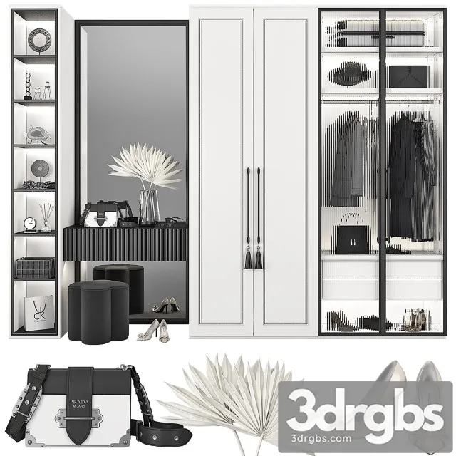 Hallway Furniture Composition 100 3D Model Free