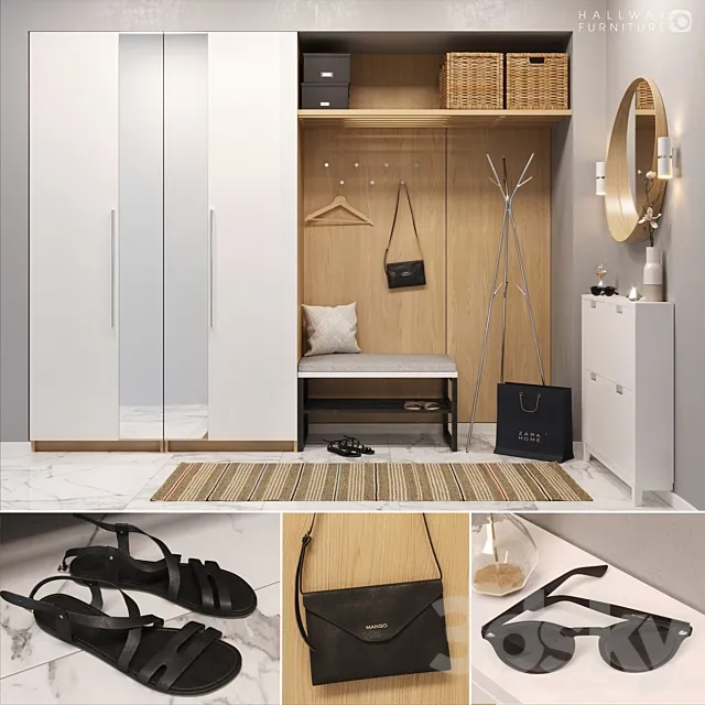 Hallway furniture_1 3DModel