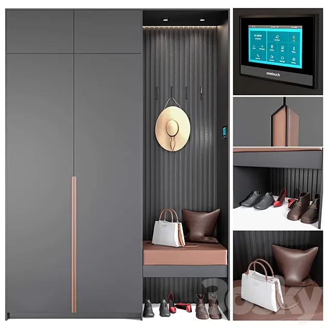 hallway modern 3D Model