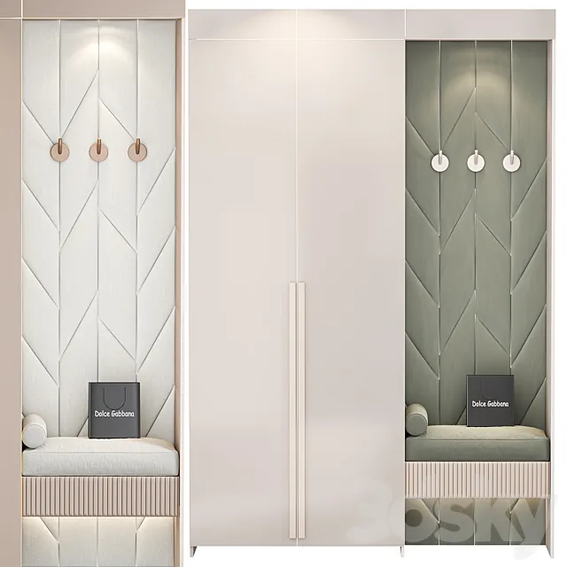 Hallway N02 3D Model