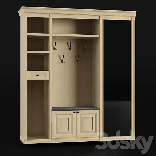 Hallway. Sameba 3D Model