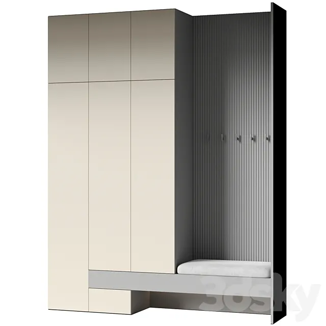 Hallway set 11 3D Model