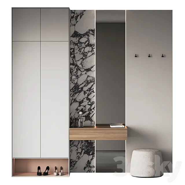 Hallway set 18 3D Model