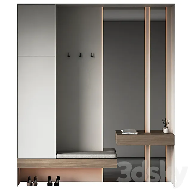Hallway set 24 3D Model