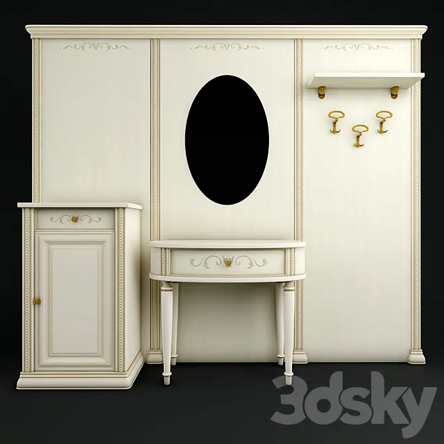 Hallway Sienna. Part two 3DModel