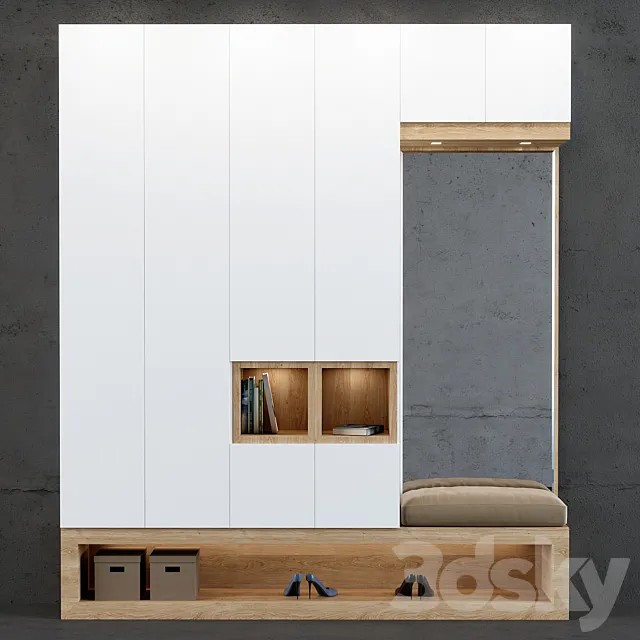 Hallway - Storage 3D Model