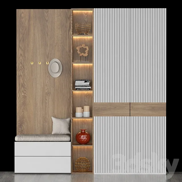 Hallways 105 3D Model