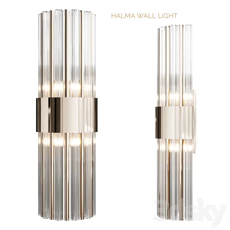HALMA WALL LIGHT _ CASTRO Lighting 3D Model Free