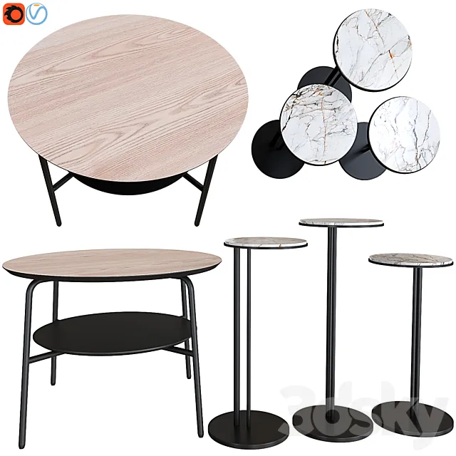 Halmar GENUA LAW3. Cattelan italia sting 3D Model