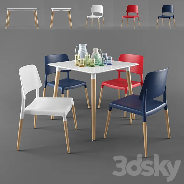 Halmar Socrates table 3DModel