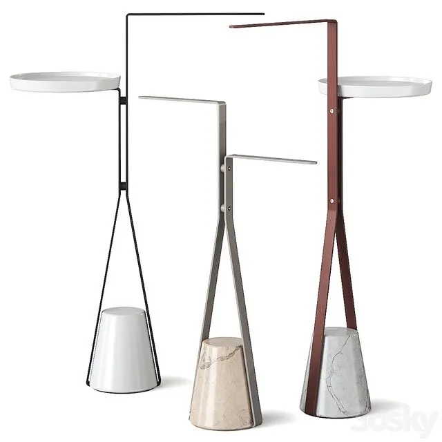 Halo Antonio Lupi Design Towel Rack 3D Model