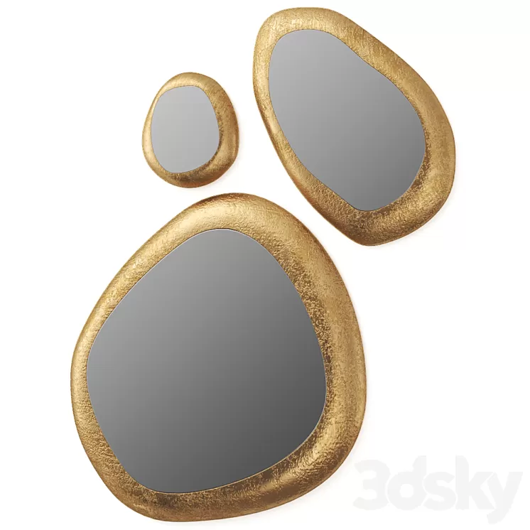 HALO mirror by Boca do Lobo 3D Model Free