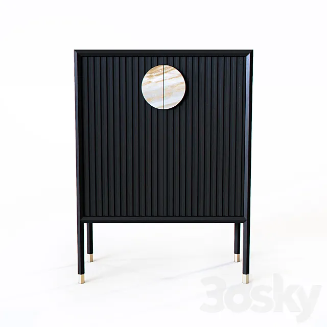 HALO STORAGE CABINET 3D Model