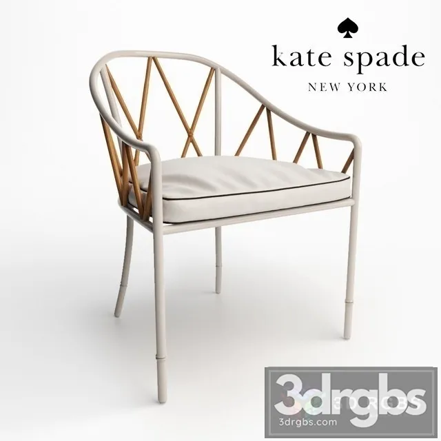 Halsey Kate Spade Chair 3D Model Free