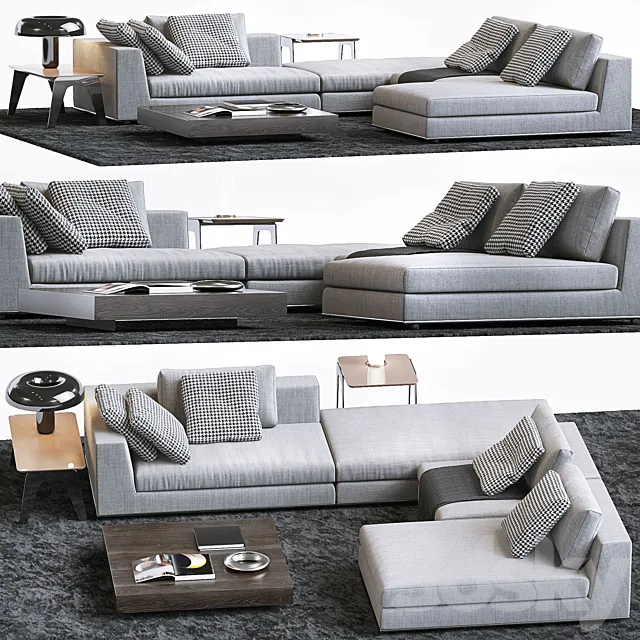 HAMILTON BY MINOTTI 2 3D Model