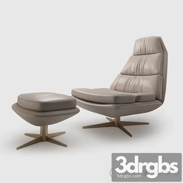 Hamilton Conte Blas Armchair 3D Model Free