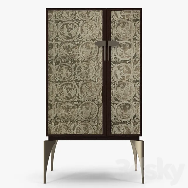 Hamilton Conte - Manolo high cabinet 3D Model