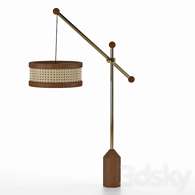 Hamilton FloorLamp 3DModel