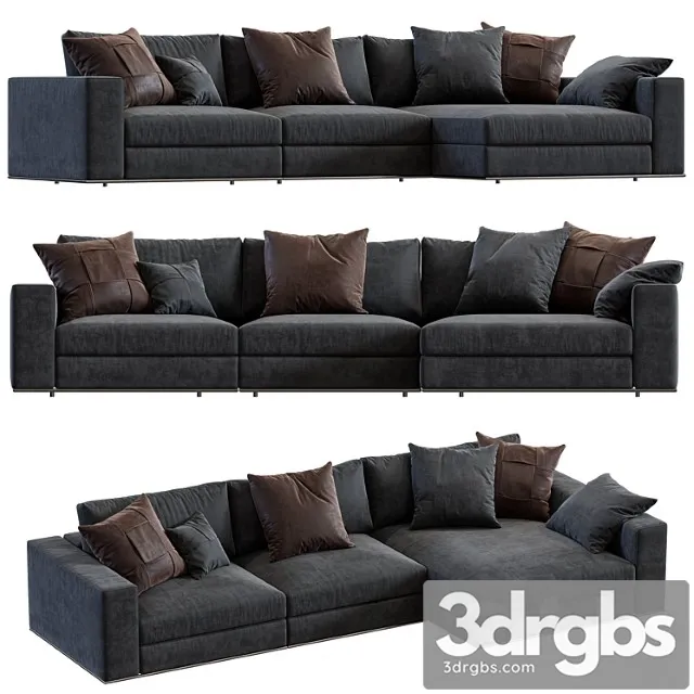 Hamilton sofa 3D Model Free
