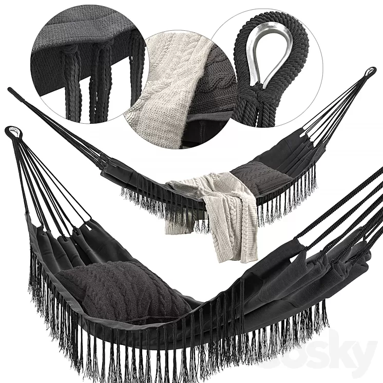 Hammock BREGNAC 3D Model