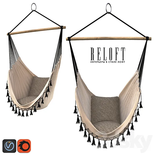 HAMMOCK Provincial White 14000CRM 3DModel