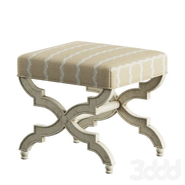 Hampton Ottoman Prymont One Kings Lane 3D Model