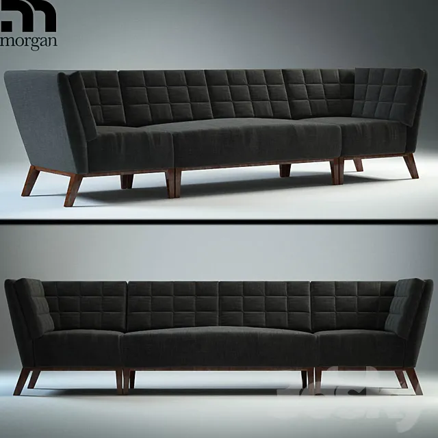 Hampton sofa 3D Model
