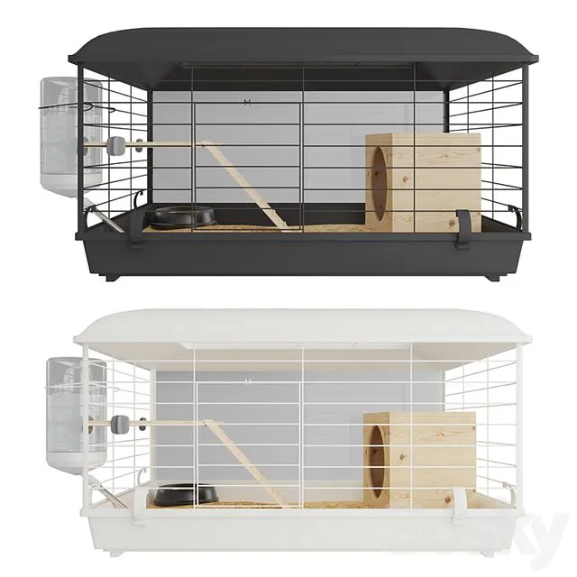 Hamster cage 2 3D Model