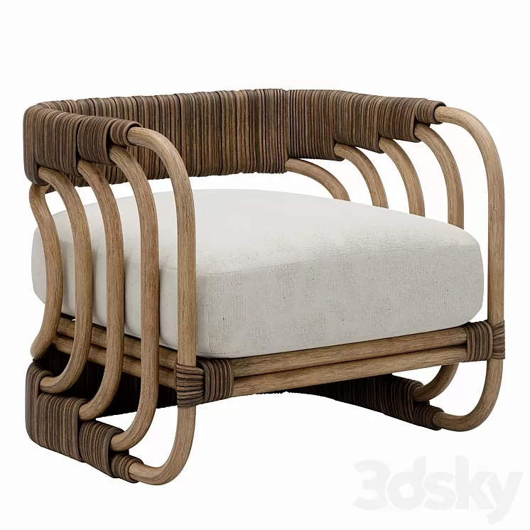 Hamza chair 3D Model Free