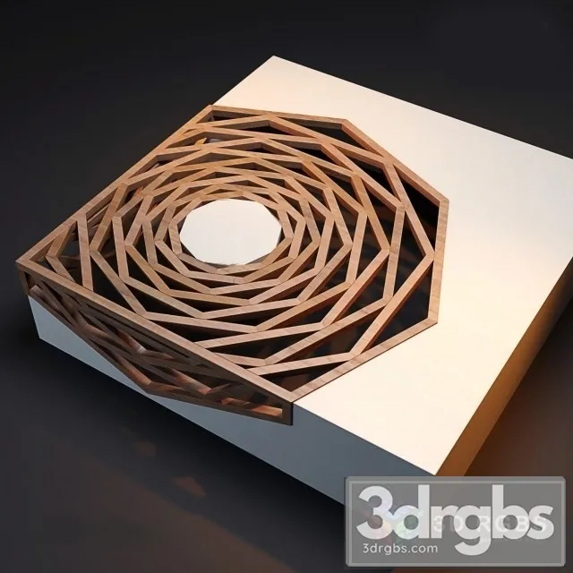 Hanako Cofee Table 3D Model Free