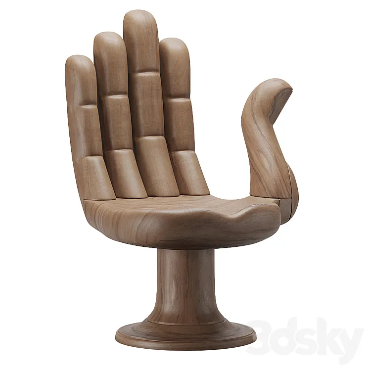 Hand Chair By Pedro Friedeberg 3D Model Free