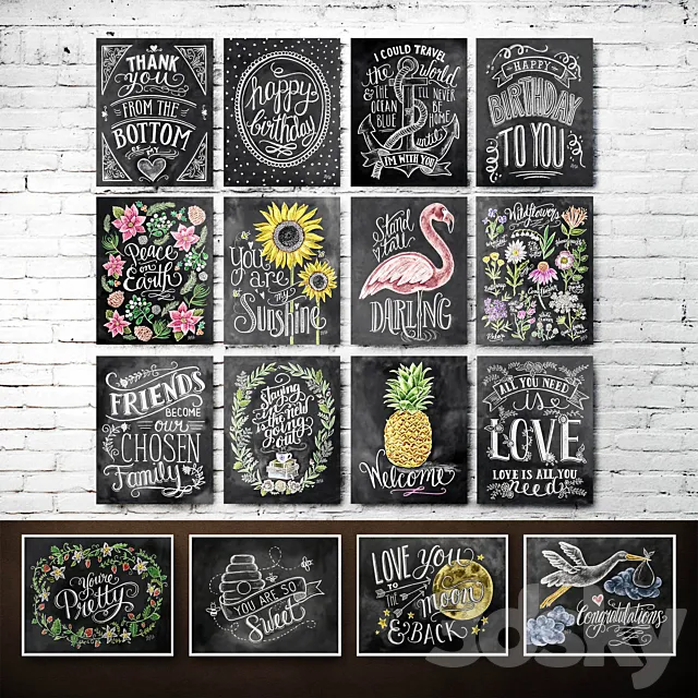 Hand-Drawn Lovelies by Valerie Mckeehan 2 3D Model