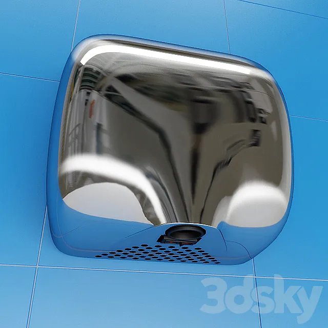 Hand dryer Solaris 3D Model