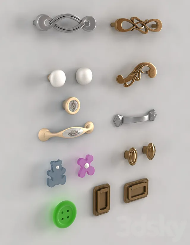 handles for furniture 3DModel
