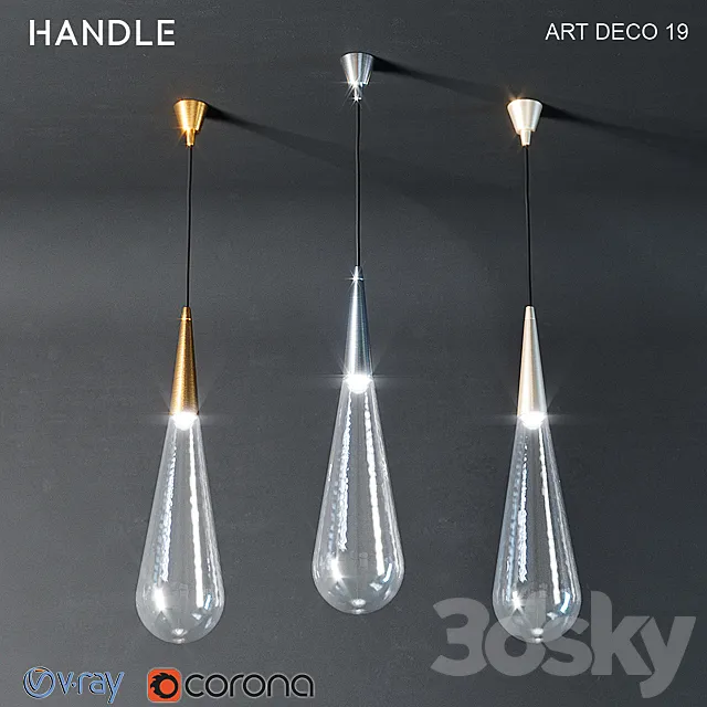 Handlestudio ART DECO 19 3DModel