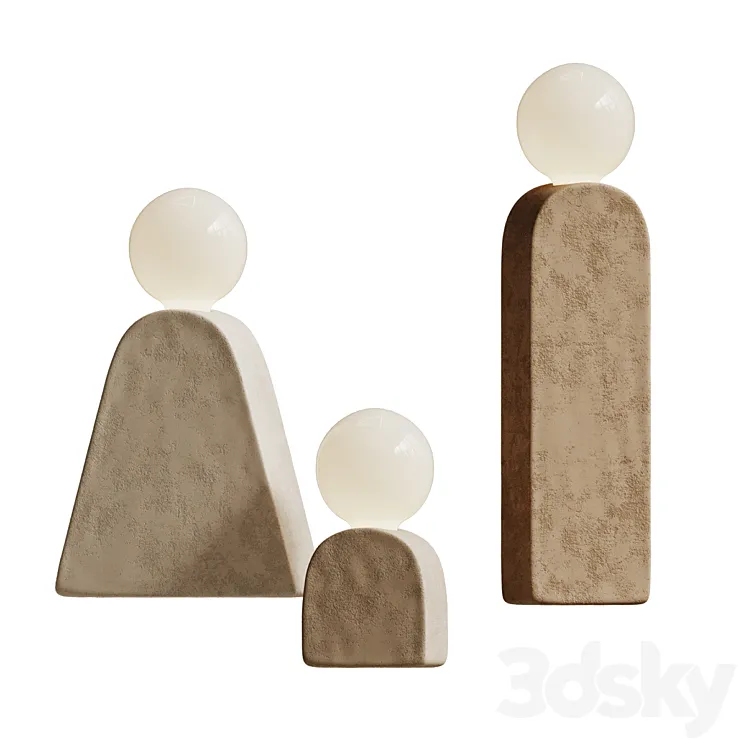 Handmade Mima Table Lamp 3DModel