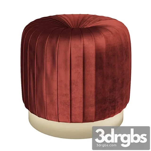 Handmade pouf 2 3D Model Free