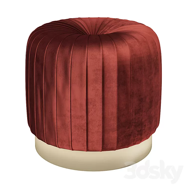 Handmade pouf