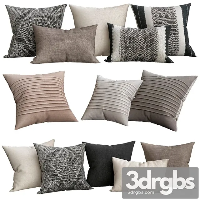 Handwoven moroccan hanbel pillow cover 3D Model Free