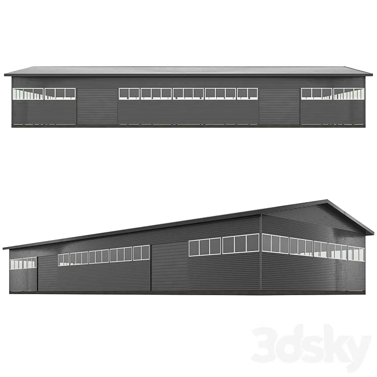 Hangar 3D Model