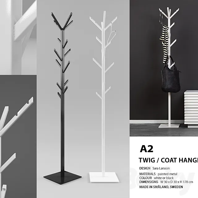 Hanger A2 series TWIG 3D Model