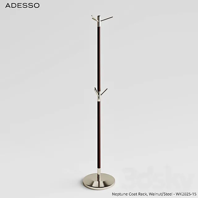 Hanger Adesso Neptune Coat Rack 3D Model