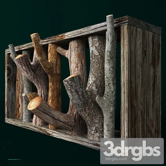 Hanger Wood 3D Model Free