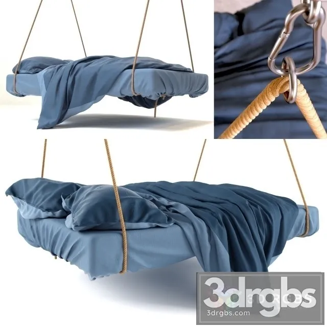 Hanging Bad Bed 3D Model Free