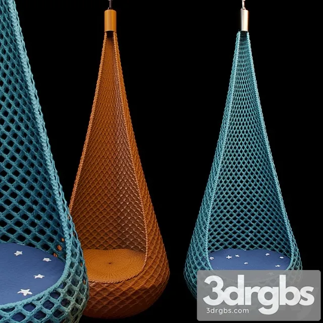 Hanging bag - chair 2 3D Model Free