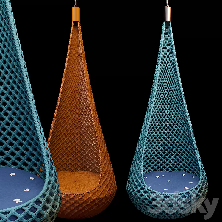 Hanging bag – chair 3D Model